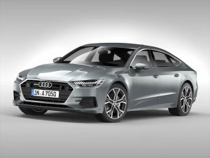 audi a7 esportivo 2018 Modelo 3D
