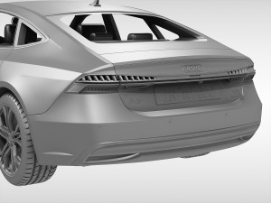 audi a7 sportback 2018 Modello 3D