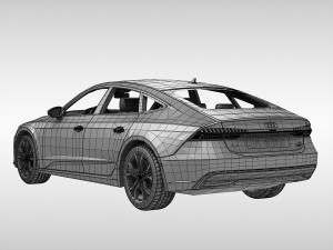 audi a7 sportback 2018 Modello 3D