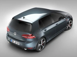volkswagen golf gti 2013 - 2017 3D Model