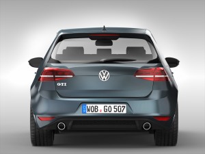 volkswagen golf gti 2013 - 2017 3D Model