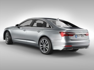 audi a6 sedan 2019 3D Model