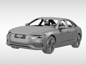 audi a6 sedan 2019 3D Model