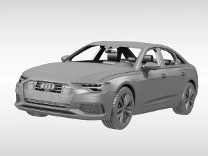 audi a6 berlina 2019 Modello 3D