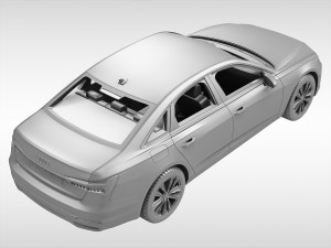 audi a6 sedan 2019 3D Model