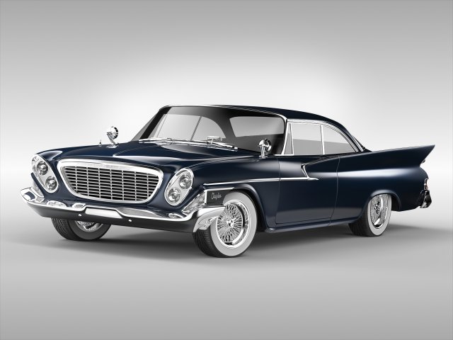 chrysler newport 1961 3D Model .c4d .max .obj .3ds .fbx .stl .blend 