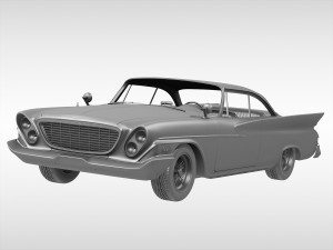 chrysler newport 1961 3D Model
