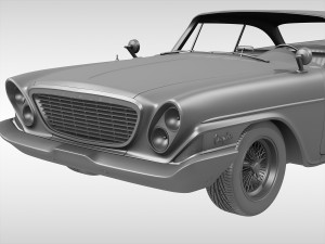 chrysler newport 1961 3D Model