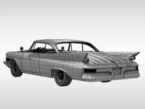 chrysler newport 1961 3D Model