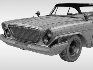 chrysler newport 1961 3D Model