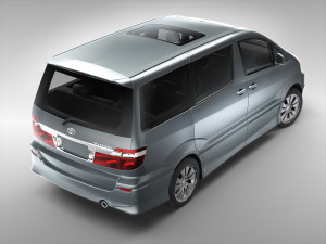 toyota alphard 2002 - 2008 3D Модель