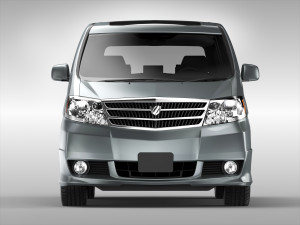 toyota alphard 2002 - 2008 3D Модель