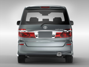 toyota alphard 2002 - 2008 3D Модель