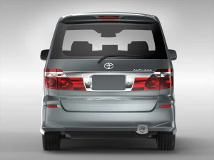 toyota alphard 2002 - 2008 3D Model