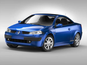 renault megane 2003 - 2006 Modelo 3D