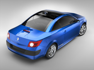 renault megane cc 2003 - 2006 3D Model