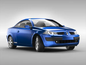 renault megane cc 2003 - 2006 3D Model