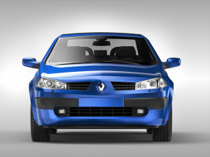 renault megane cc 2003 - 2006 3D Model