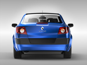 renault megane cc 2003 - 2006 3D Model