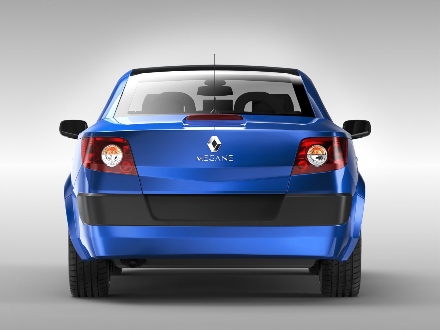 Renault Megane II Sedan 3D Model - 3DCADBrowser