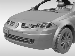 renault megane cc 2003 - 2006 3D Model