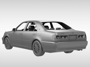 toyota crown 1999 - 2005 Model 3D