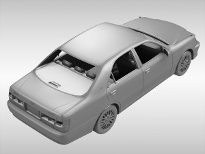 toyota crown 1999 - 2005 Model 3D
