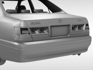 toyota crown 1999 - 2005 Model 3D