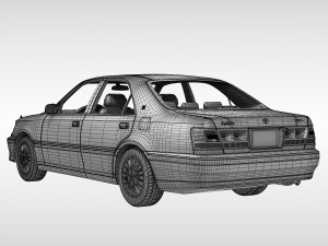toyota crown 1999 - 2005 Model 3D