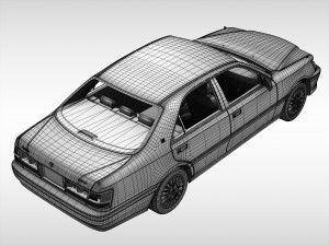 toyota crown 1999 - 2005 Model 3D