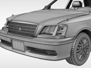 toyota crown 1999 - 2005 Model 3D