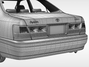 toyota crown 1999 - 2005 Model 3D