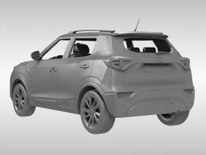 mahindra xuv300 2019 Modello 3D