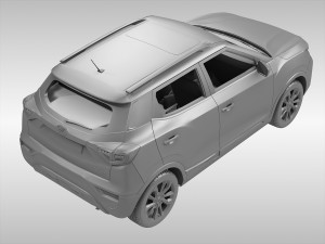 mahindra xuv300 2019 Modello 3D