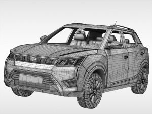 mahindra xuv300 2019 Modello 3D