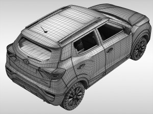 mahindra xuv300 2019 Modello 3D