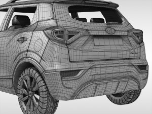 mahindra xuv300 2019 Modello 3D