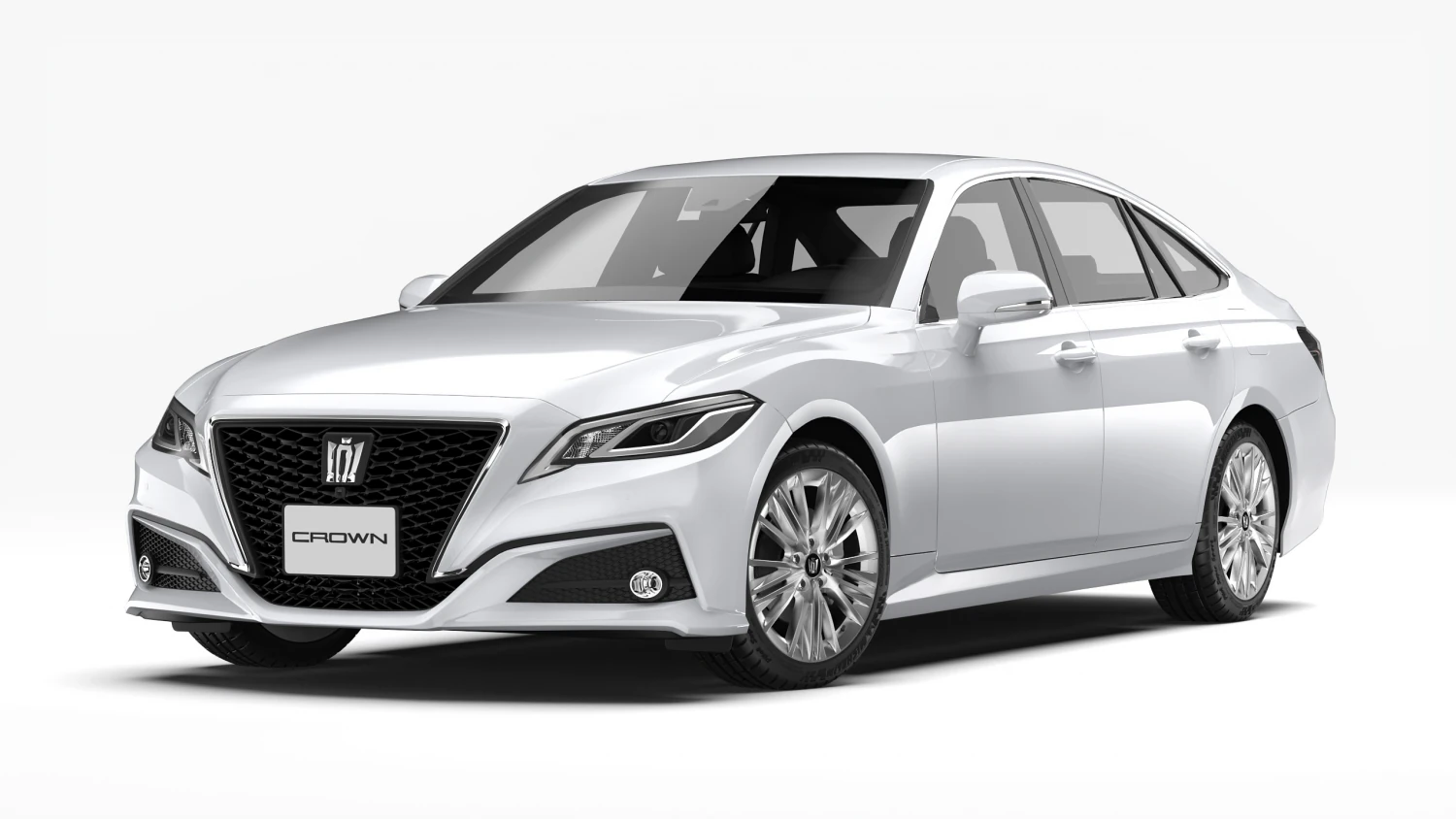toyota crown 2019 3D Model .c4d .max .obj .3ds .fbx .stl .blend 