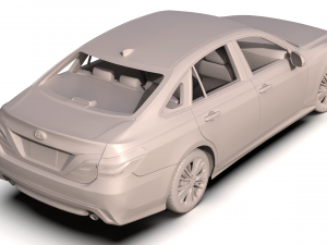 toyota crown 2019 Modello 3D