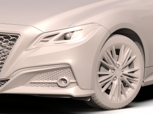 toyota crown 2019 Modello 3D