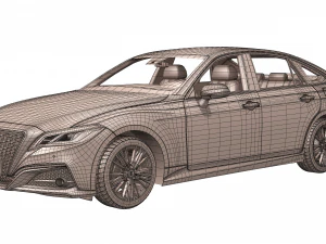 toyota crown 2019 3D Model