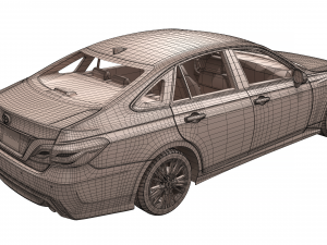 toyota crown 2019 Modello 3D