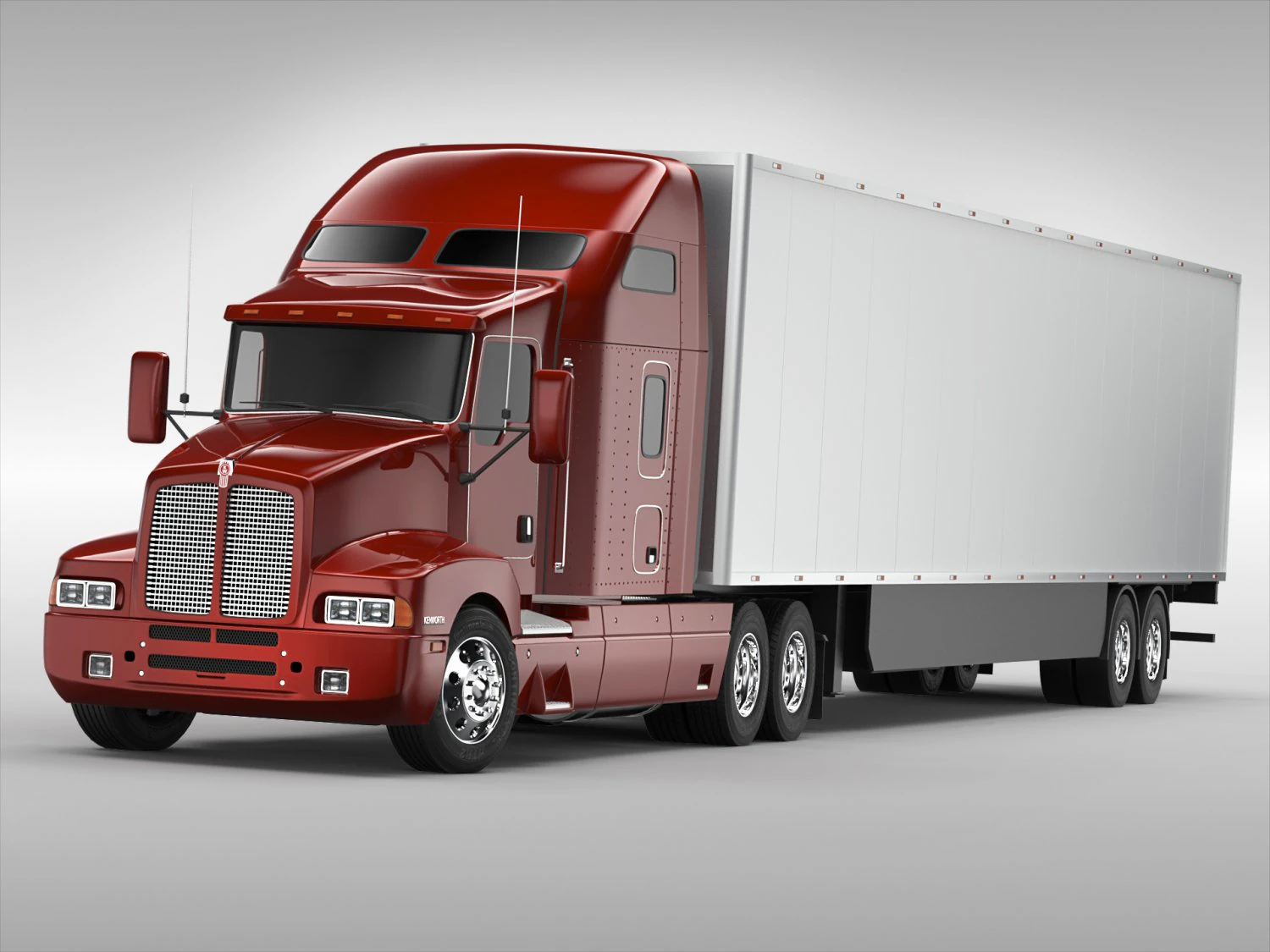 kenworth t600 1985 - 2008 3D Model .c4d .max .obj .3ds .fbx .stl .blend 