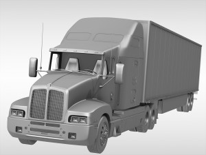 kenworth t600 1985 - 2008 3Dモデル