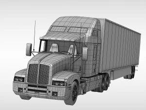 kenworth t600 1985 - 2008 3D Model