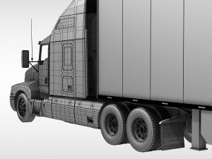 kenworth t600 1985 - 2008 3Dモデル