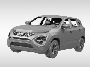 tata harrier 2019 3D Модель