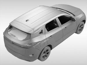 tata harrier 2019 3D Модель