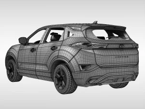 tata harrier 2019 3D Model