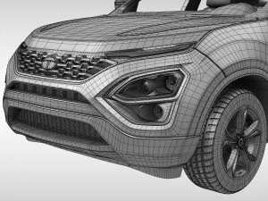 tata harrier 2019 3D Model